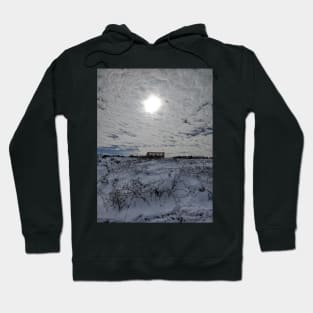 Bench In The Snow, Hole In The Sky Hoodie